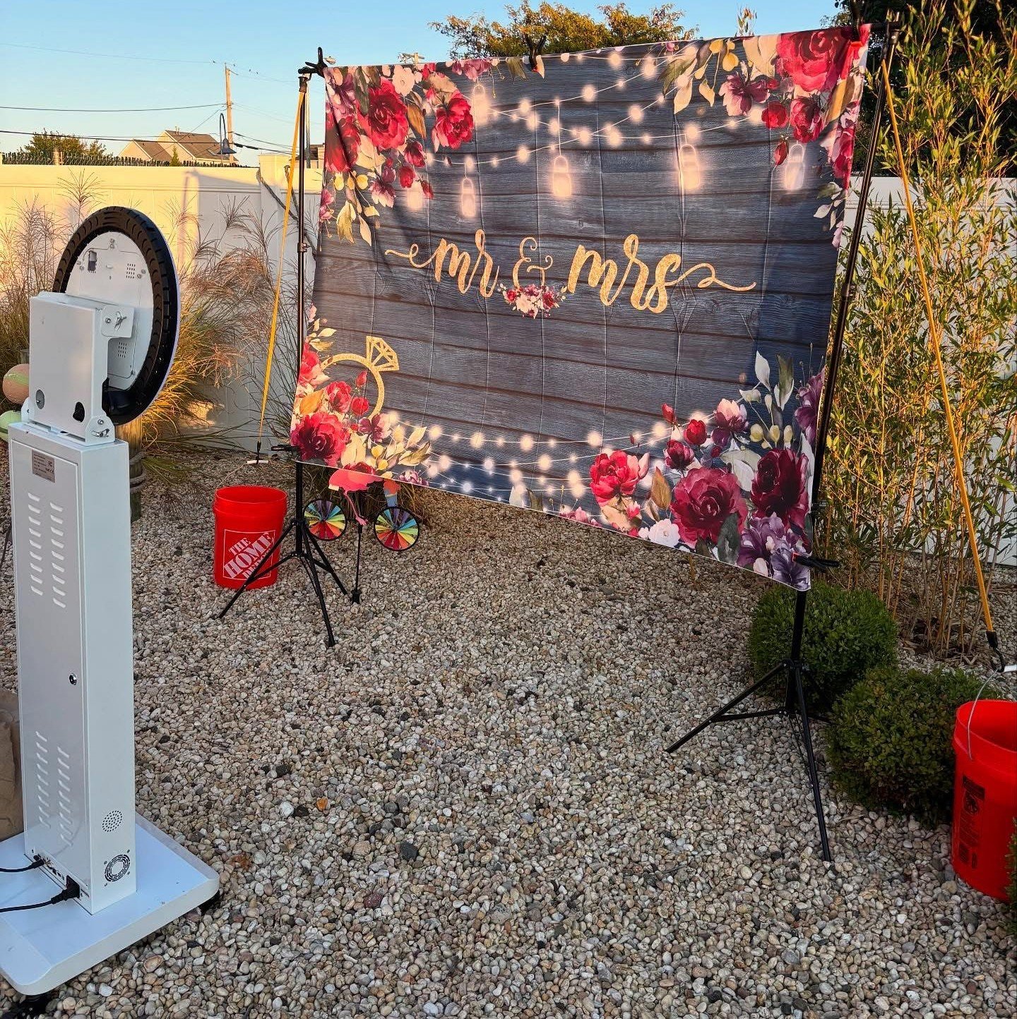 Budget Photo Booth Setup